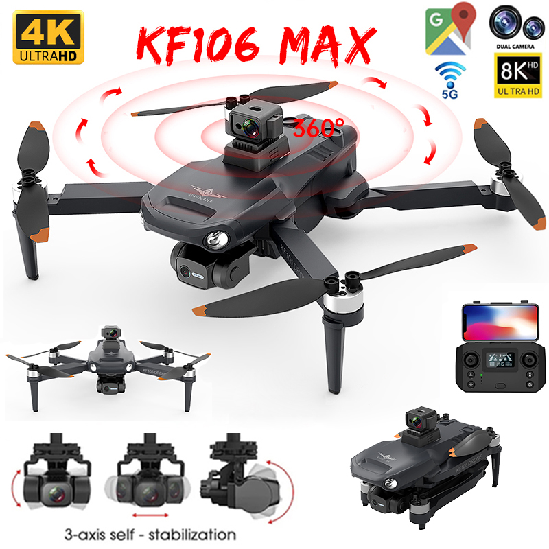Drone Camera Wide Angle - 2022 novo kf106 max zangão 8k