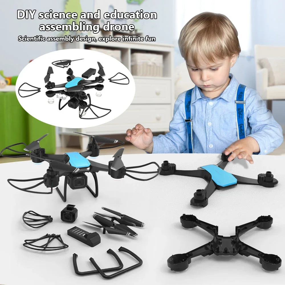 Drone Camera 4K - Jjrc h108 diy montagem de ensino