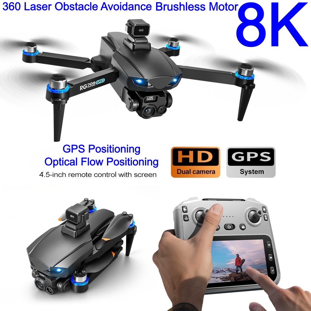 Drone Camera 4K - Novo drone 8k com câmera hd,