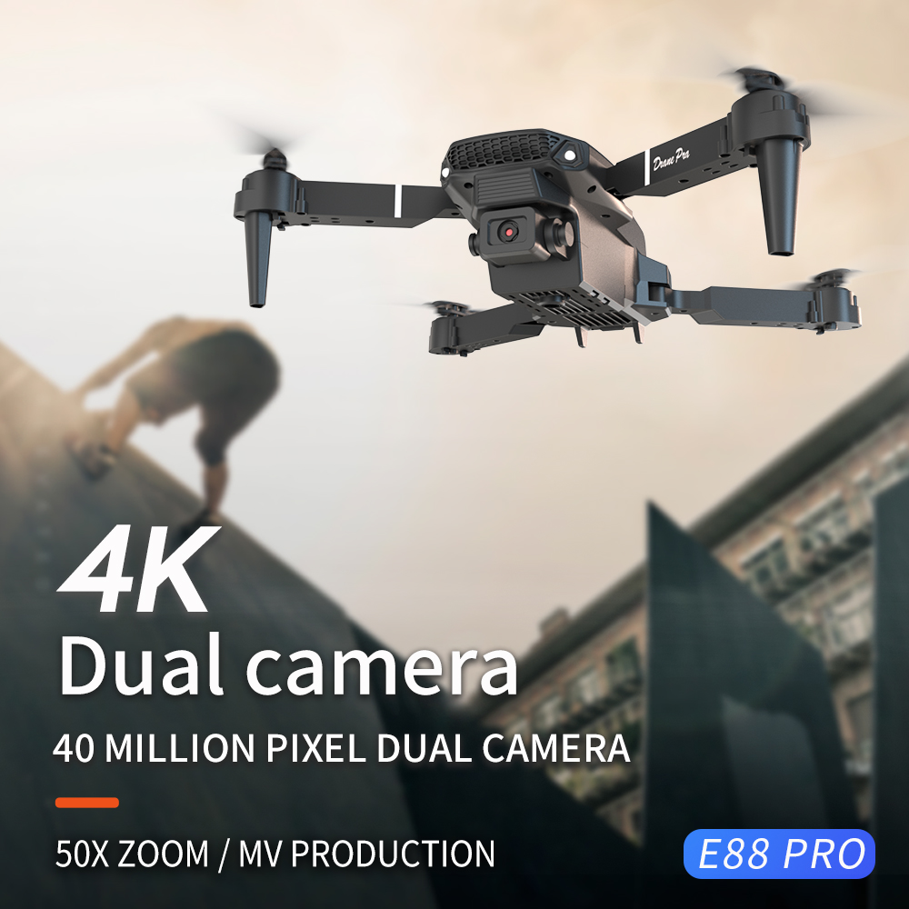 2026 NOVO E88 Drone RC Profiss - Drone Camera Wide Angle avaliação e preço