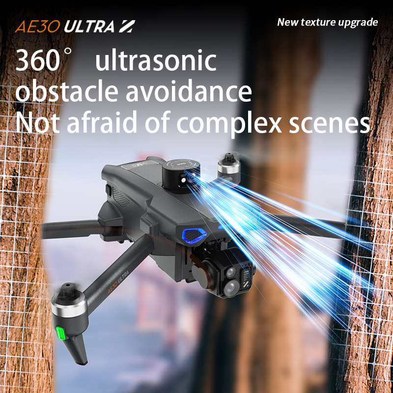Drone RC 2026 AE30 com GPS, câ - Drone Camera With Gimbal avaliação e preço