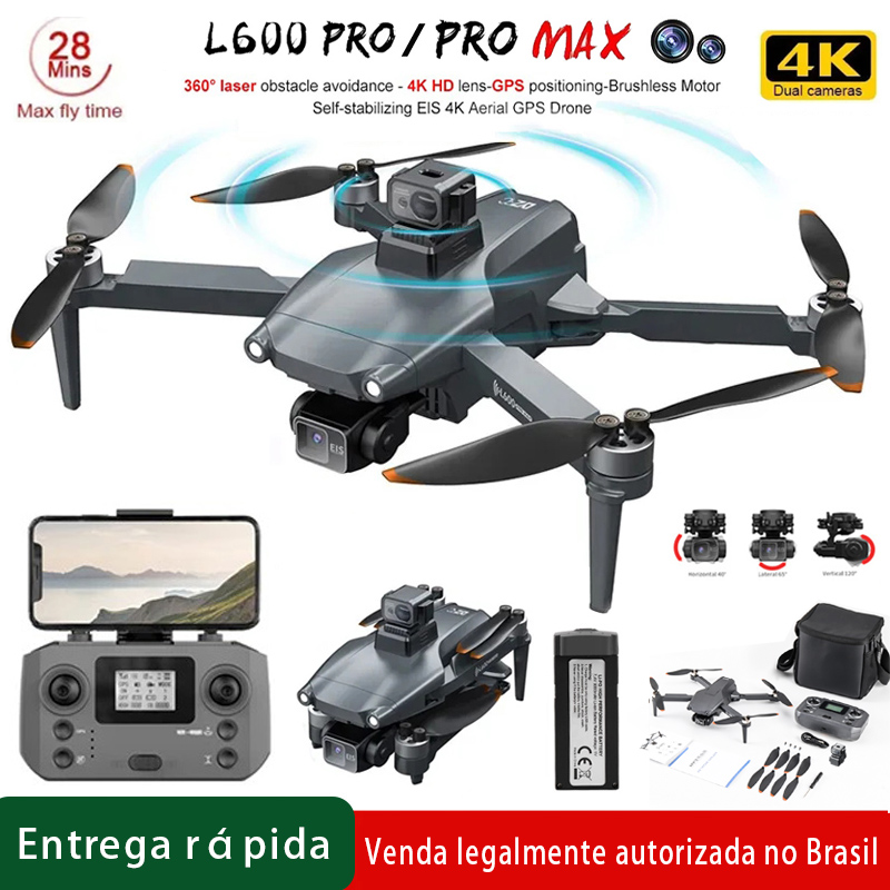 L600 Pro MAX /L600 PRO Drone 4 - Drone Camera With Gimbal avaliação e preço