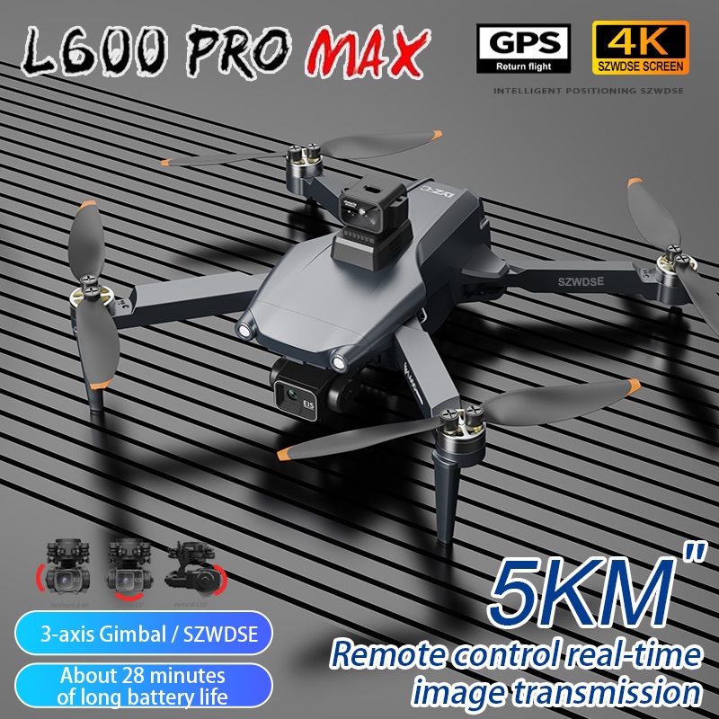L600 Pro MAX /L600 PRO Drone 4 - Drone Camera With Gimbal avaliação e preço