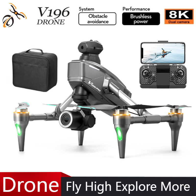 2025 v196 drone automático par - Drone Camera 4K avaliação e preço