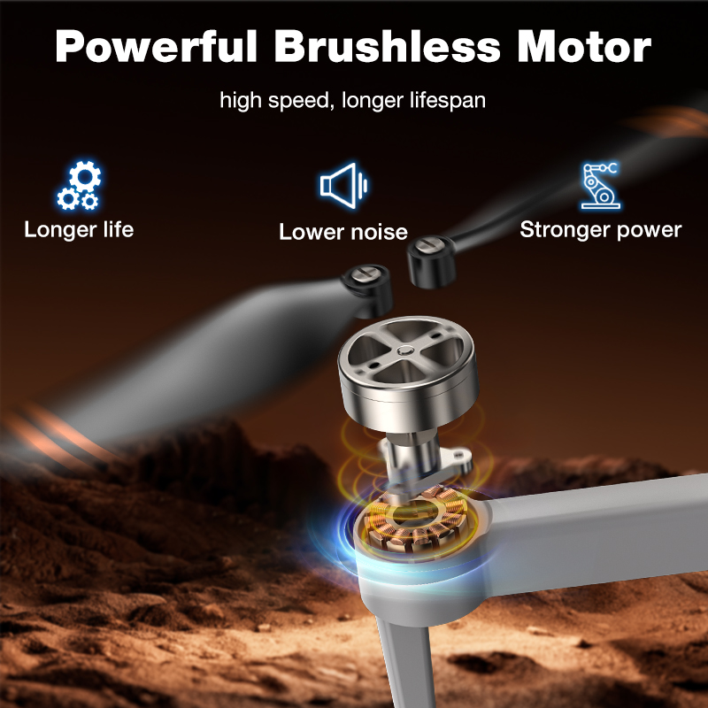 NOVO Drone L017 Pro Brushless  - Drone Camera Hd avaliação e preço