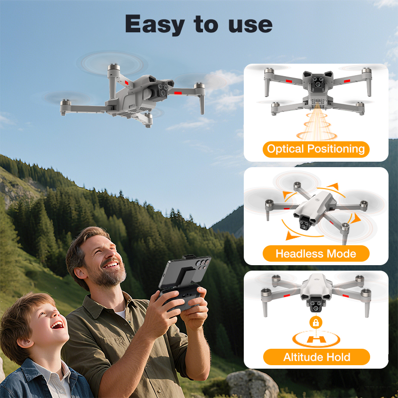 NOVO Drone L017 Pro Brushless  - Drone Camera Hd avaliação e preço