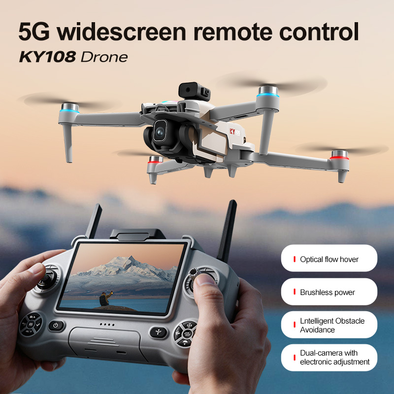 Novo Drone KY108 de 2026 com C - Drone Camera Night Vision avaliação e preço